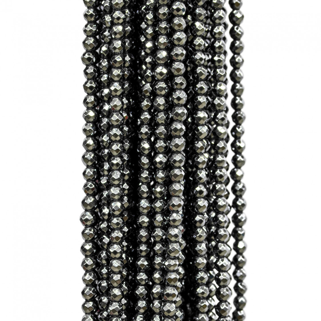 Ematite Naturale Perlina Tonda Sfaccettata 3mm-NATÜRLICHE HÄMATITIS | Worldofjewel.com