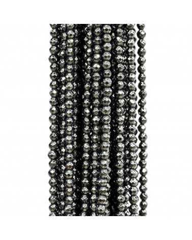 Ematite Naturale Perlina Tonda Sfaccettata 3mm-NATÜRLICHE HÄMATITIS | Worldofjewel.com