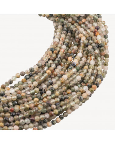 Agata Indiana Diamond Cut 3,5mm-AGATA INDIANA | Worldofjewel.com
