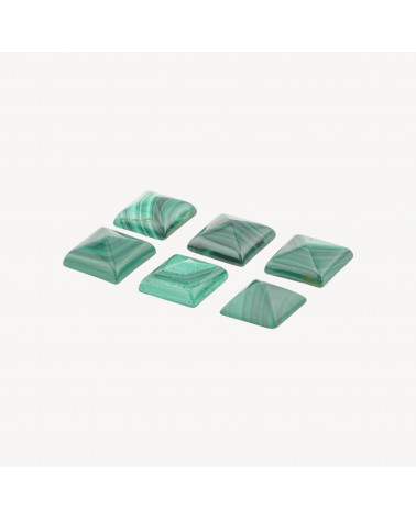 Cabochon Di Malachite a Piramide 10x4,5mm 6pz- CABOCHON DI PIETRE DURE | Worldofjewel.com