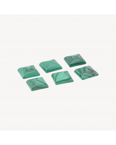 Cabochon Di Malachite a Piramide 10x4mm 6pz- CABOCHON DI PIETRE DURE | Worldofjewel.com