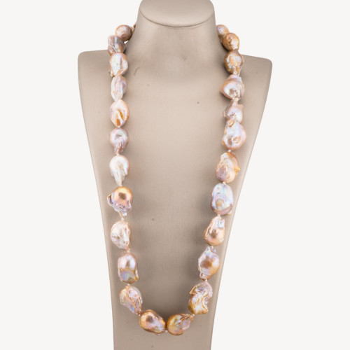 COLLARES DE PERLAS DE RÍO FRESCAS | Worldofjewel.com