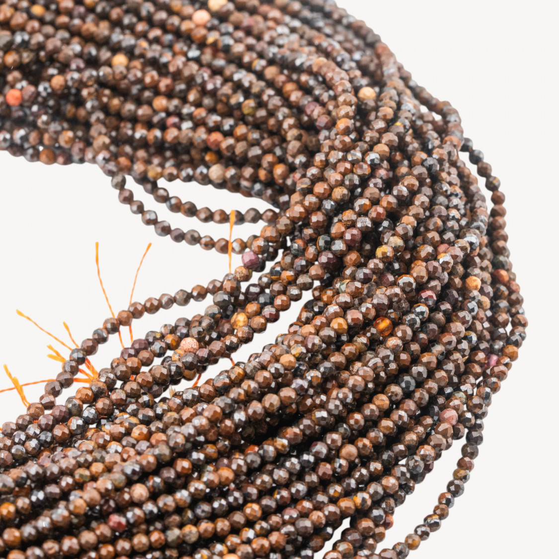 Χάντρες Μάτι Τίγρης με Διαμάντι Κοπής 2mm-ΜΑΤΙ ΤΗΣ ΤΙΓΡΗΣ | Worldofjewel.com