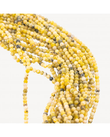 Quarzo Lemond Perline Diamond Cut 3,5mm-QUARTZ CITRON | Worldofjewel.com