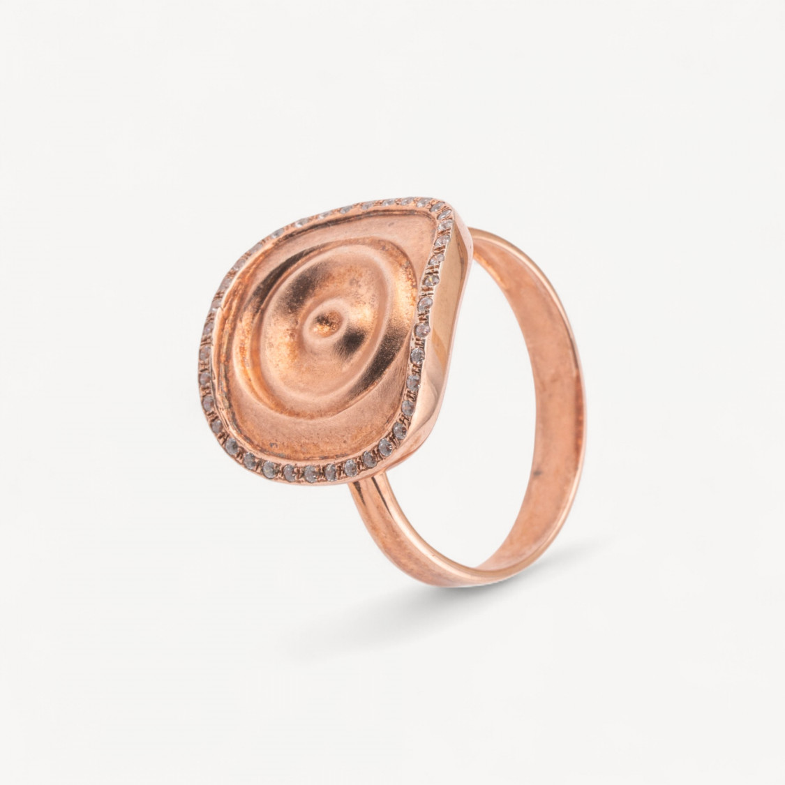 925 Silver Ring 1pc with Zirconia and Engraved Eye-925 SILVER RINGS | Worldofjewel.com