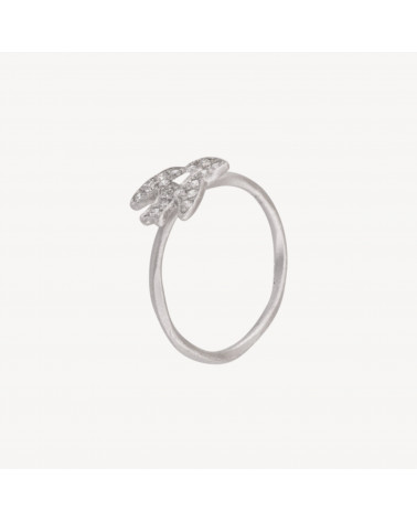 Anello Di Argento 925 1pz Con Zirconi MOD. Rondine-ANELLI DI ARGENTO 925 | Worldofjewel.com