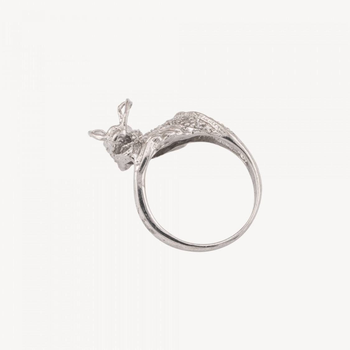 925er Silberring, 1 Stück, Drachenform mit Zirkonia-RINGE AUS 925 SILBER | Worldofjewel.com