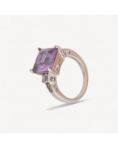 Anello Di Argento 925 1pz Zirconato con Zircone Colorato-ANELLI DI ARGENTO 925 | Worldofjewel.com