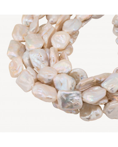 Perle Di Fiume Barocche Piatte Bianche-PERLE KESHI DI FIUME | Worldofjewel.com