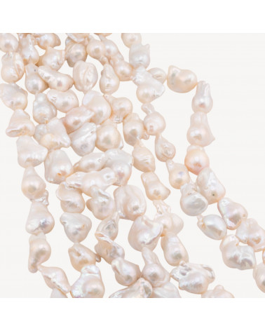 Perle Di Fiume Barocche (PHN) 70-80gr 12-14mm Bianco-PERLE DI FIUME BAROCCHE LINEA CLASSICA | Worldofjewel.com