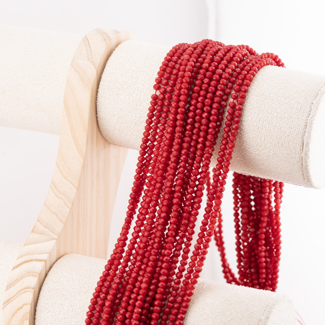 Perline Di Cristalli Rondelle Sfaccettate 3,5x2,5mm 10 FILI Su Filo Di Cotone Pronti all'uso Rosso-RONDELLE 3,5x2,5mm | Worldofjewel.com Perline Di Cristalli Rondelle Sfaccettate 3,5x2,5mm 10 FILI Su Filo Di Cotone Pronti all'uso Rosso-RONDELLE 3,5x2,5mm | Worldofjewel.com