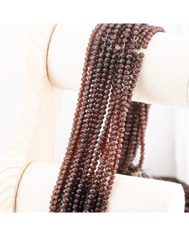 Perline Di Cristalli Rondelle Sfaccettate 4x3mm 10 FILI Su Filo Di Cotone Pronti all'uso-RONDELLE 4x3mm | Worldofjewel.com