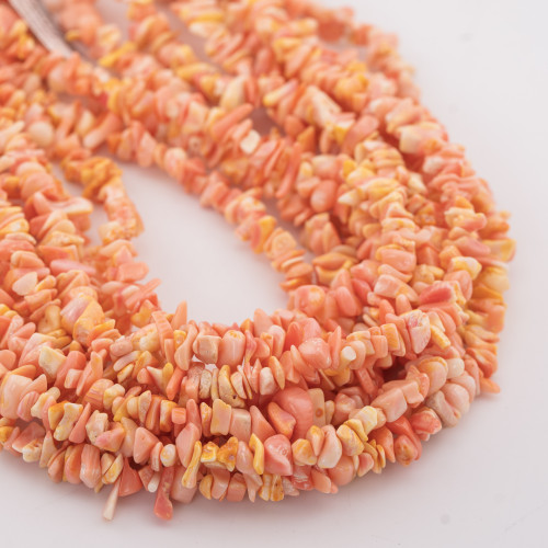 Copeaux de bambou corail irréguliers 80 cm