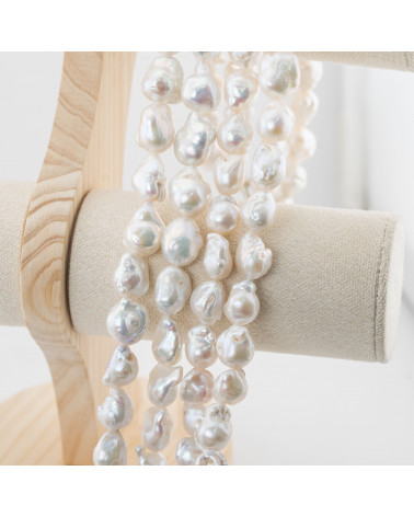 Perle Di Fiume Barocche A Goccia (FWX) 65-70gr Bianco-PERLE DI FIUME BAROCCHE LINEA CLASSICA | Worldofjewel.com