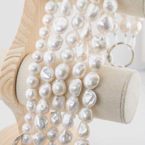 Baroque Drop-Shaped River Pearls (FWX) 85-90gr White