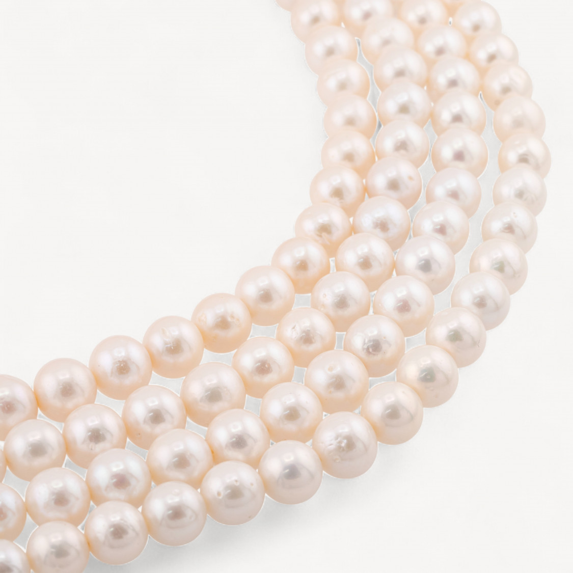 Perle Di Fiume Tonde 10,0-11,0mm Barocche Bianco-PERLE DI FIUME TONDE E SEMIROUND | Worldofjewel.com