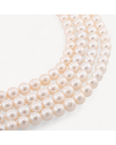 Perle Di Fiume Tonde 10,0-11,0mm Barocche Bianco-PERLE DI FIUME TONDE E SEMIROUND | Worldofjewel.com