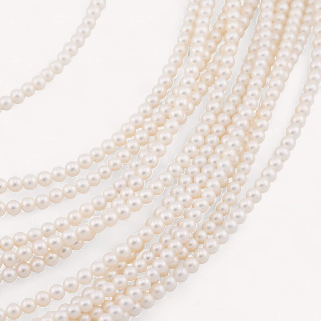 Perlas de río redondas blancas AAA+ de 3,5-4,0 mm-PERLAS DE AGUA DULCE DE 2 A 4 MM MICROPERLAS | Worldofjewel.com