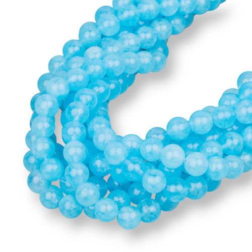 Smooth Round Aquamarine 8mm