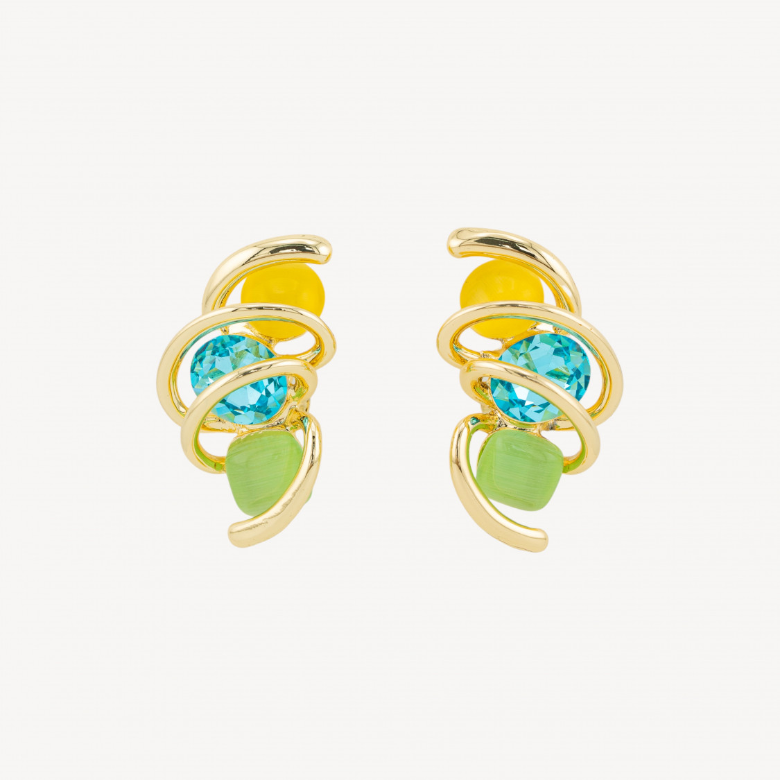 Boucles d'oreilles Isabella Line Bijoux A4703-BOUCLES D'OREILLES EN BRONZE DE LA COLLECTION ISABELLA | Worldofjewel.com