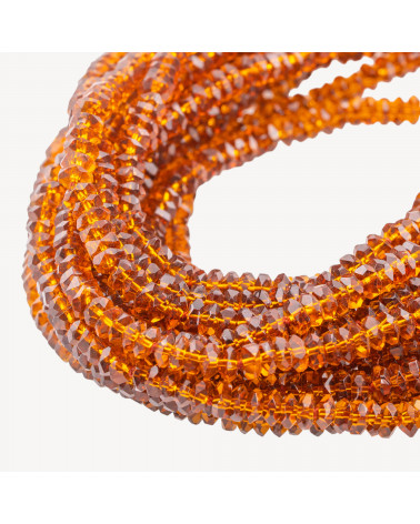 Perline Di Cristalli Rondelle Sfaccettate 6x3mm 170cm-CRISTALLI A FILO | Worldofjewel.com