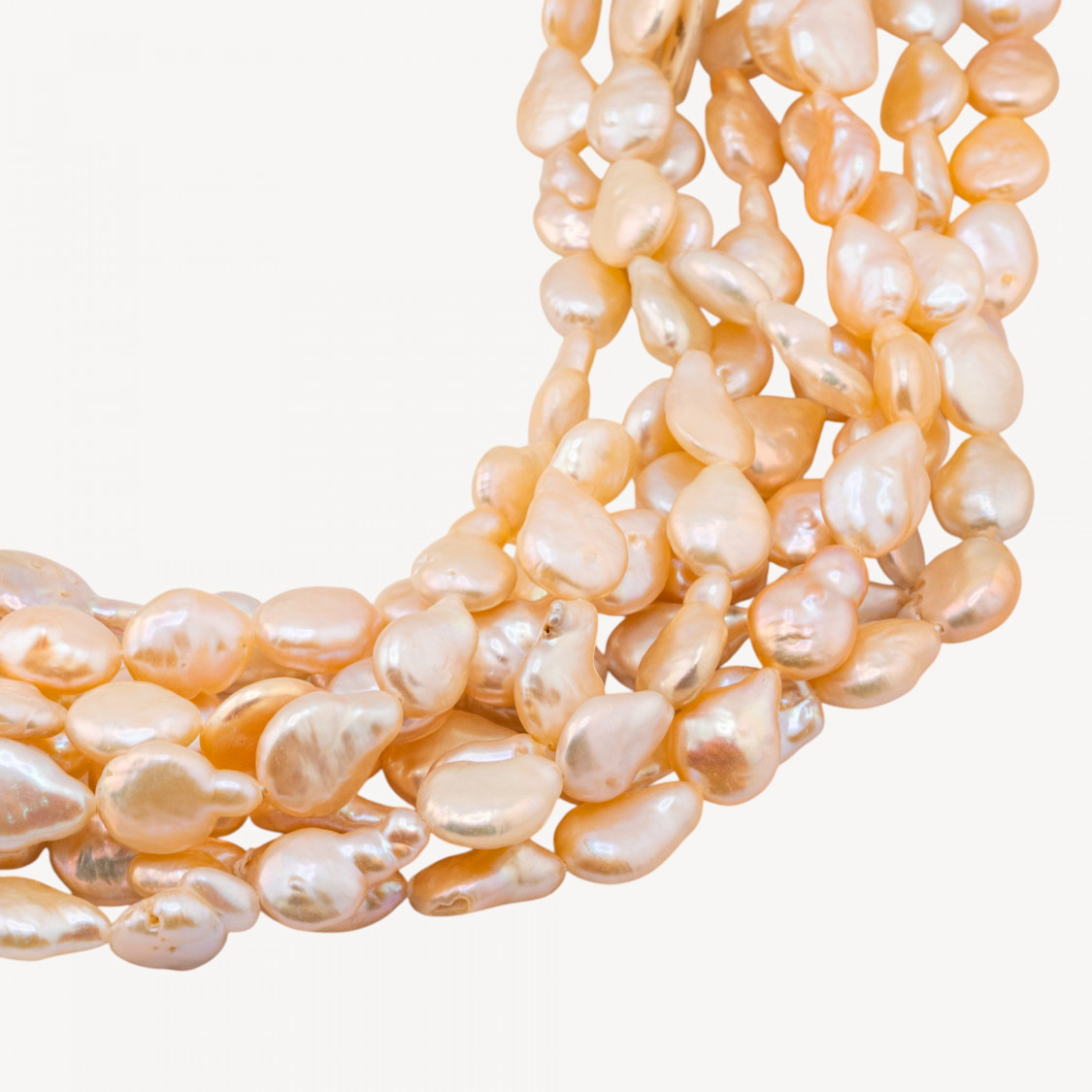 Flat Baroque River Pearls Coin 10-14mm-KESHI RIVER PEARLS | Worldofjewel.com