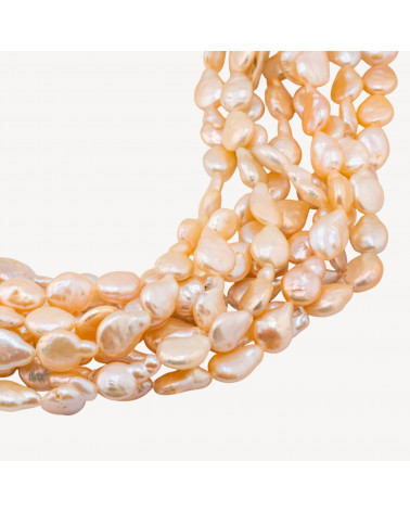 Perle Di Fiume Barocche Piatte Coin 10-14mm-PERLE KESHI DI FIUME | Worldofjewel.com