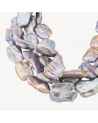 Perle Di Fiume Barocche Piatte Grigie-PERLE KESHI DI FIUME | Worldofjewel.com