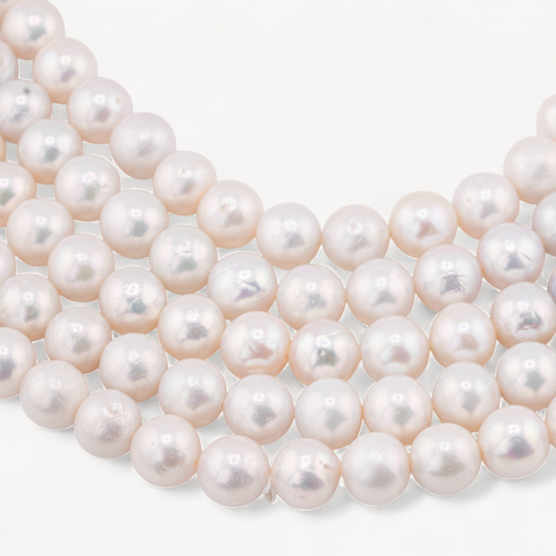 Perle Di Fiume Barocche Tonde 8,0-9,0m-PERLE DI FIUME BAROCCHE LINEA CLASSICA | Worldofjewel.com