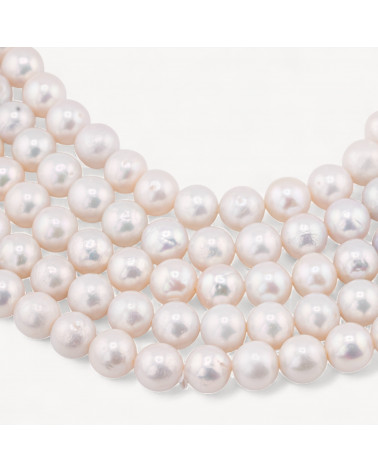 Perle Di Fiume Barocche Tonde 8,0-9,0m-PERLE DI FIUME BAROCCHE LINEA CLASSICA | Worldofjewel.com