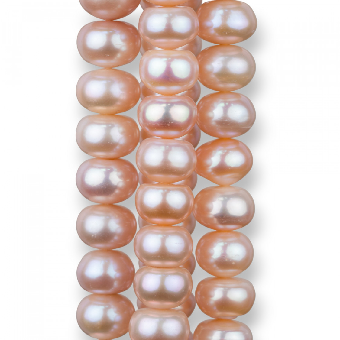 Ροντέλα κρεμμυδιού River Pearls 11-12mm+ Ροζ-ΜΑΡΓΑΡΙΤΑΡΙΑ ΠΟΤΑΜΟΥ ΣΤΡΟΓΓΥΛΟΠΟΙΗΜΕΝΑ ΚΡΕΜΜΥΔΙΑ | Worldofjewel.com
