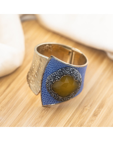 Bracciale in Bronzo Con Pietre e Marcasite Rodiato MOD.580-BRACCIALI BIJOUX | Worldofjewel.com