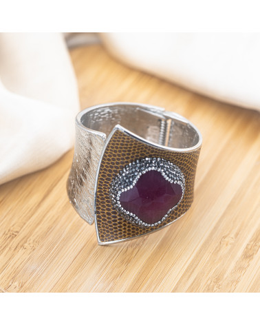 Bracciale in Bronzo Con Pietre e Marcasite Rodiato MOD.594-BRACCIALI BIJOUX | Worldofjewel.com