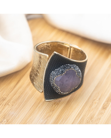 Bracciale in Bronzo Con Pietre e Marcasite Rodiato MOD.612-BRACCIALI BIJOUX | Worldofjewel.com