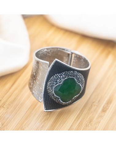 Bracciale in Bronzo Con Pietre e Marcasite Rodiato MOD.618-BRACCIALI BIJOUX | Worldofjewel.com