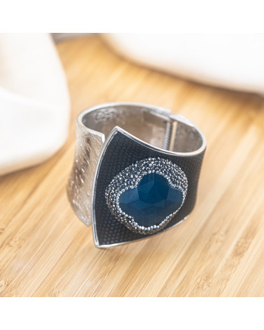 Bracciale in Bronzo Con Pietre e Marcasite Rodiato MOD.620-BRACCIALI BIJOUX | Worldofjewel.com