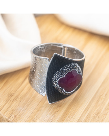 Bracciale in Bronzo Con Pietre e Marcasite Rodiato MOD.623-BRACCIALI BIJOUX | Worldofjewel.com