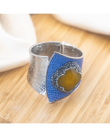 Bracciale in Bronzo Con Pietre e Marcasite Rodiato MOD.627-BRACCIALI BIJOUX | Worldofjewel.com