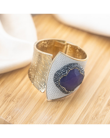 Bracciale in Bronzo Con Pietre e Marcasite Rodiato MOD.631-BRACCIALI BIJOUX | Worldofjewel.com