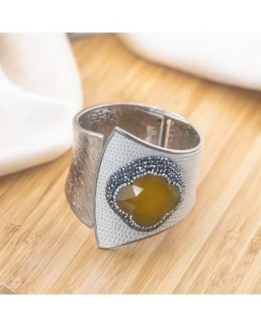 Bracciale in Bronzo Con Pietre e Marcasite Rodiato MOD.637-BRACCIALI BIJOUX | Worldofjewel.com