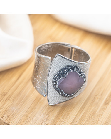 Bracciale in Bronzo Con Pietre e Marcasite Rodiato MOD.641-BRACCIALI BIJOUX | Worldofjewel.com