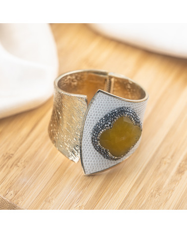 Bracciale in Bronzo Con Pietre e Marcasite Rodiato MOD.644-BRACCIALI BIJOUX | Worldofjewel.com