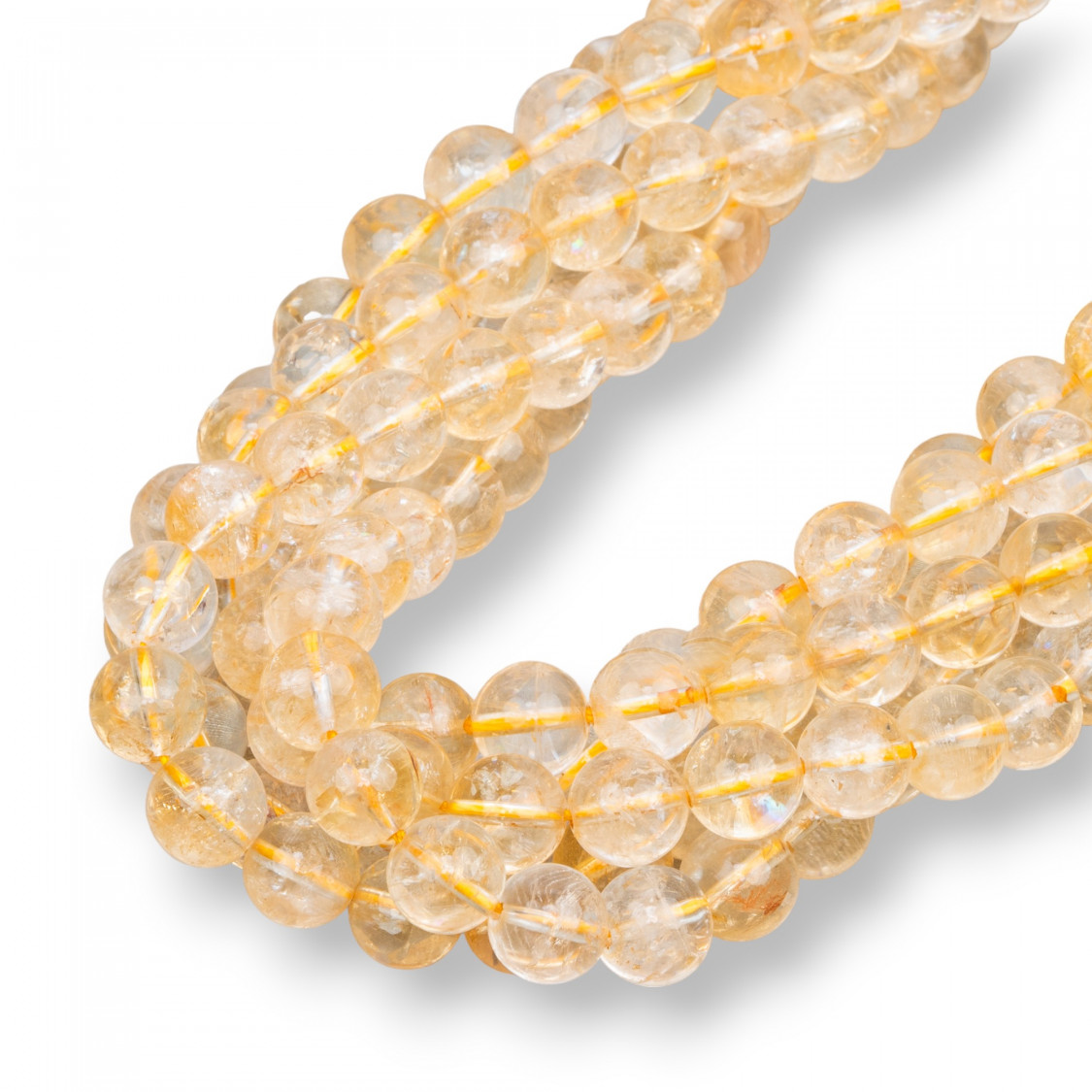 Quarzo Citrino Chiaro Tondo Liscio 7mm-CITRINE QUARTZ | Worldofjewel.com