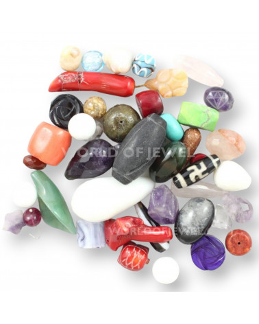 STOCK Pietre Sfuse Miste 200gr-STOCK PIETRE DURE | Worldofjewel.com