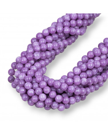 Giada Viola Lavanda Kunzite Tondo Liscio 4mm-GIADA VIOLA | Worldofjewel.com