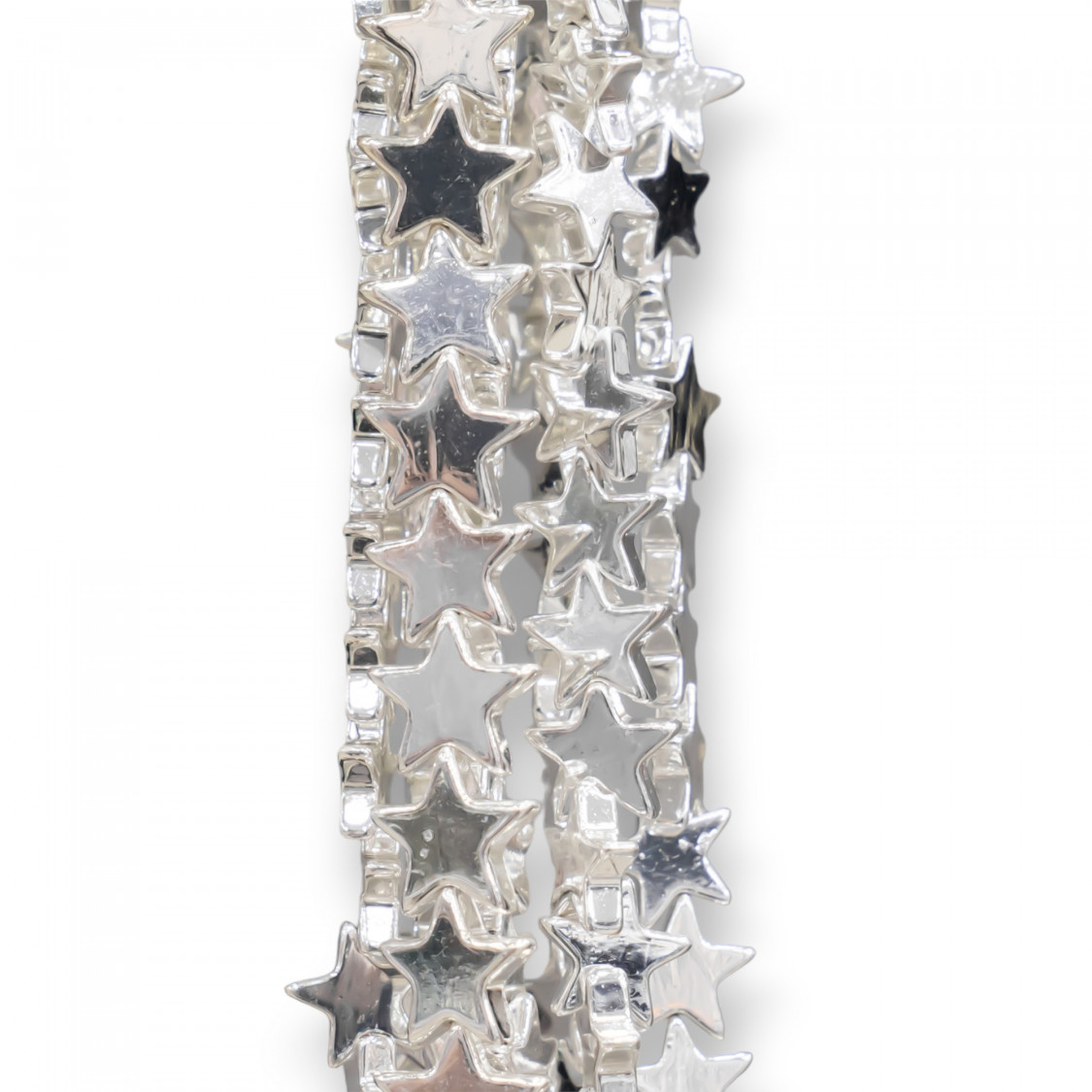 Hématite argentée plate en forme d'étoile de 4 mm-HÉMATITE | Worldofjewel.com