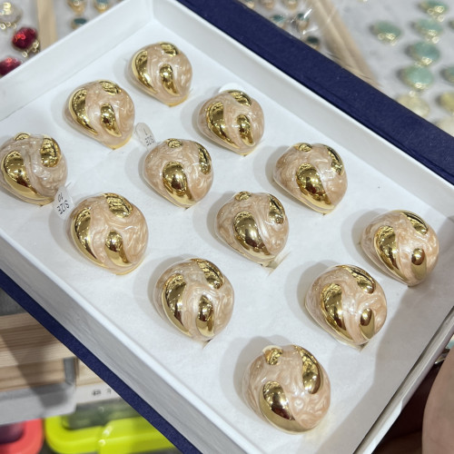 Δαχτυλίδια κοσμημάτων από ανοξείδωτο ατσάλι, συσκευασία των 12 MOD.318