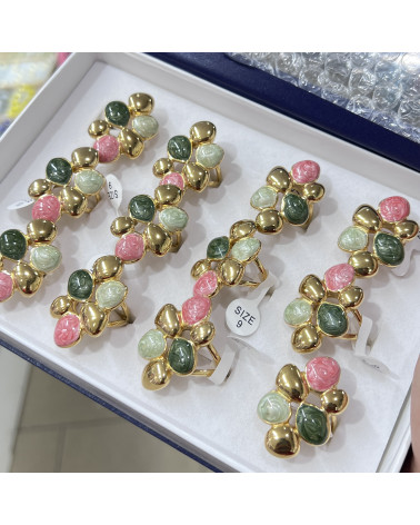 Anelli Bijoux in Acciaio Inossidabile Confezione da 12pz MOD.322-JEWELRY RINGS | Worldofjewel.com