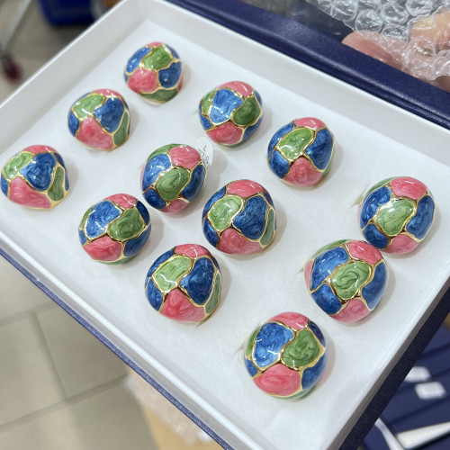 Stainless Steel Jewelry Rings Pack of 12 MOD.323