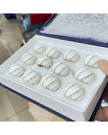 Anelli Bijoux in Acciaio Inossidabile Confezione da 12pz MOD.324-JEWELRY RINGS | Worldofjewel.com